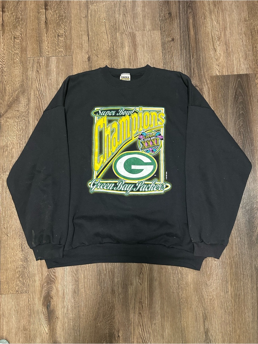 Vintage Green Bay Packers Super Bowl Champions 1996 Crewneck Sweatshirt